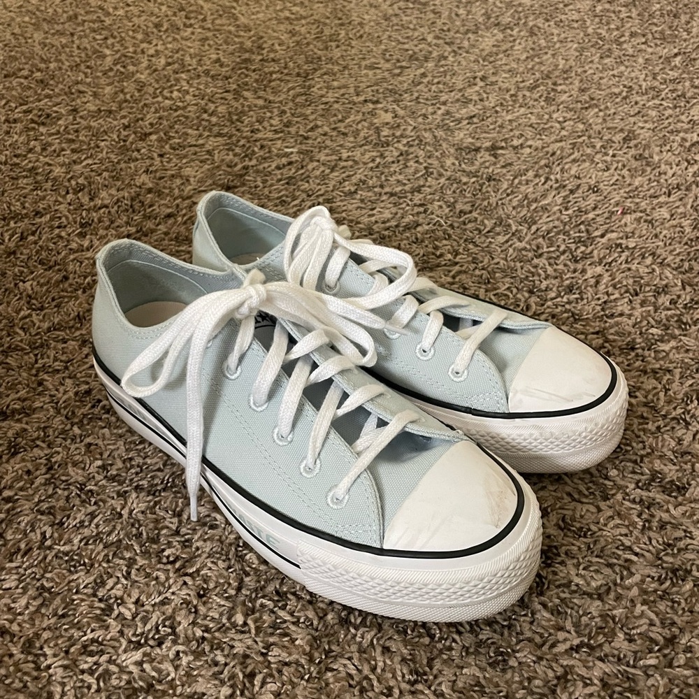 Super cute light mint converse